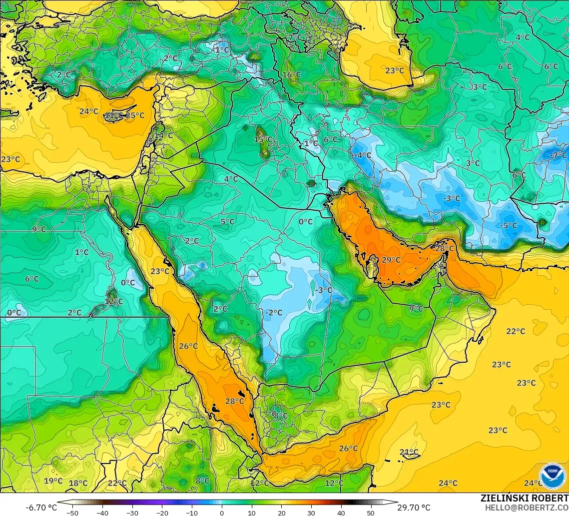 GFS модель - Таяу Шығыс, Шық Нүктесі 2 м