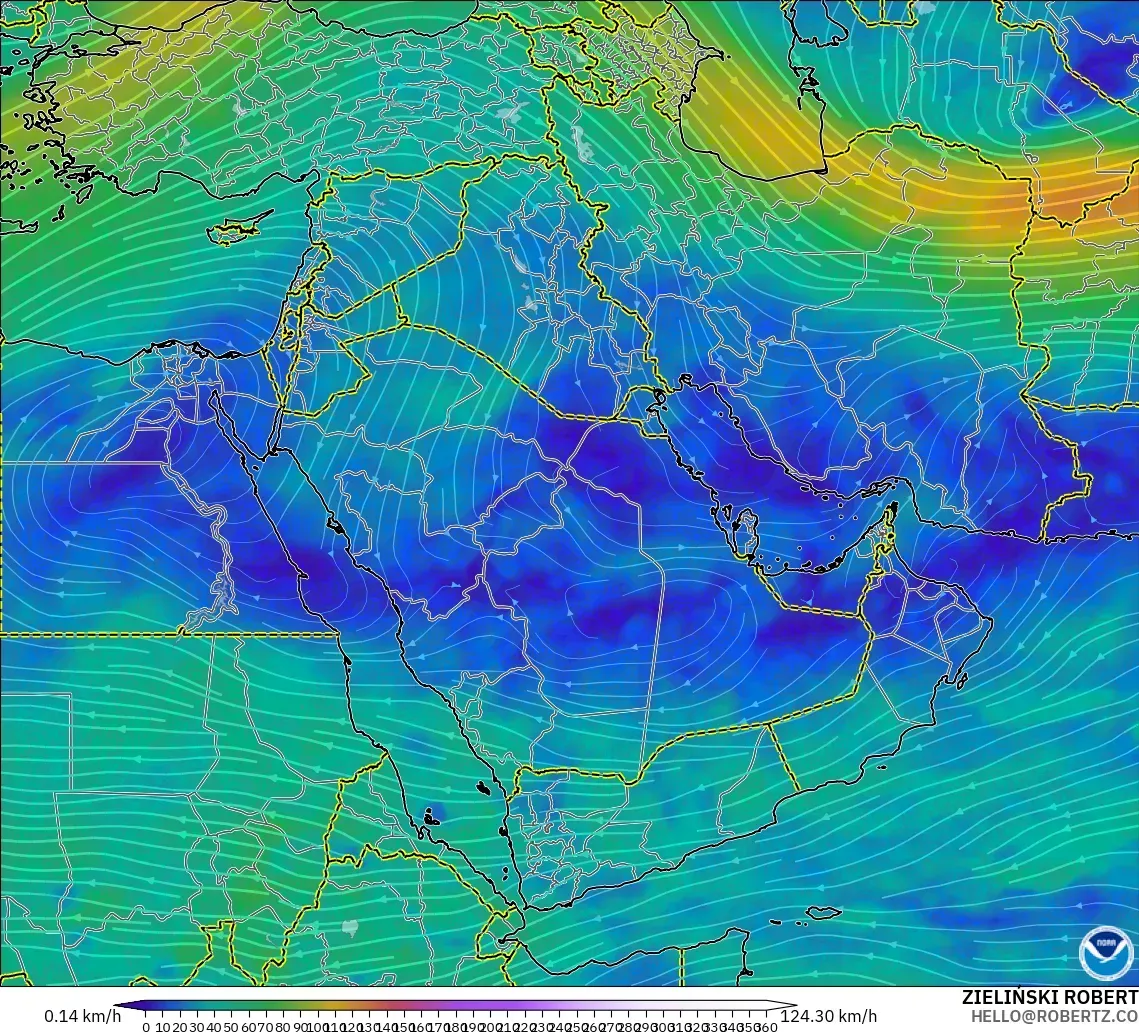 GFS модель - Таяу Шығыс, Жел 300 hPa (жайт ағысы)