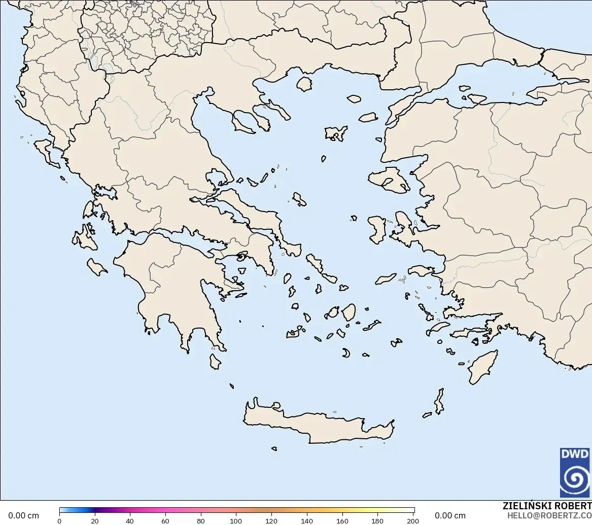 ICON модель - Грекия, Қар Қалыңдығы